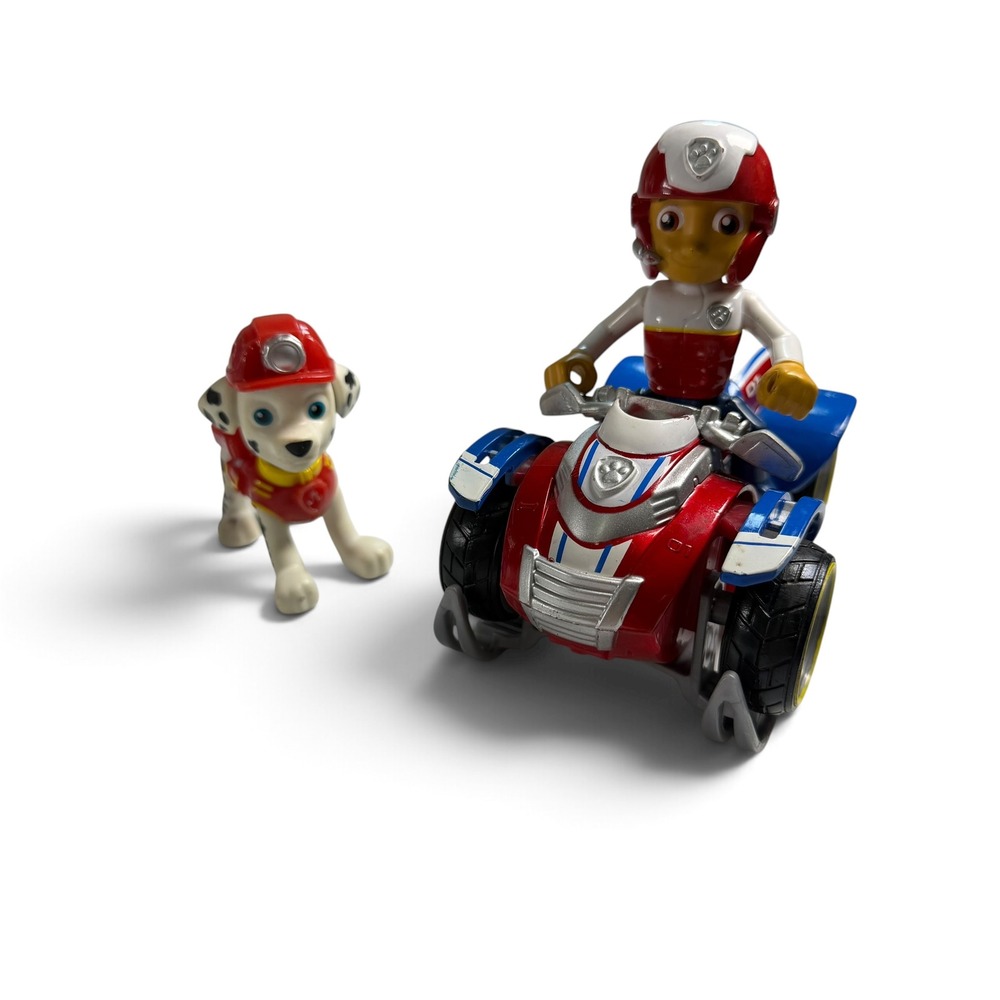 Paw Patrol Ryder Rescue ATV Vehicle and Marshall Figure Set Spin Master